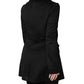 Black Wool Sartoria Italiano Blazer Jacket