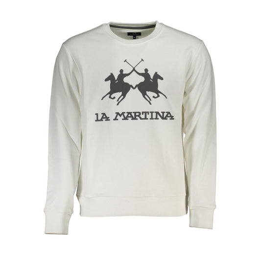 White Cotton Men Sweater