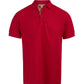 Red Cotton Collared Polo Shirt