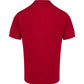 Red Cotton Collared Polo Shirt