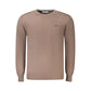Brown Cotton Men Sweater