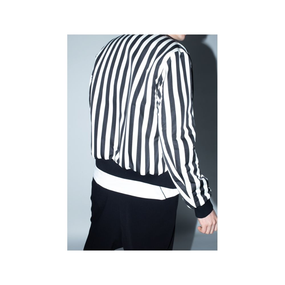 Black Polyamide Men's Reversible Jacket