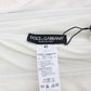 Chic Black & White Striped Silk Dress