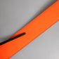 Orange Gold Tone Metal Logo Buckle Belt