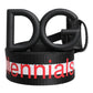 Black Polyester Logo Print DG Buckle Belt