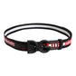 Black Polyester Logo Print DG Buckle Belt