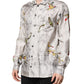 Multicolor Silk Printed Button Down Shirt