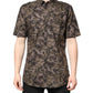 Multicolor Camouflage Button Down GOLD Shirt