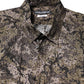 Multicolor Camouflage Button Down GOLD Shirt