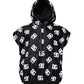 Black DG Cotton Hooded Sleeveless Sweater