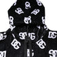 Black DG Cotton Hooded Sleeveless Sweater