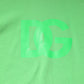 Green Cotton DG Logo Print Hooded Sweater