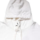 White Embossed Logo Hooded Sweatshirt Sweater