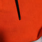 Orange Cotton Hooded Men Sweatshirt Sweater