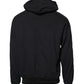 Black Cotton Logo Hooded Sweatshirt Sweater