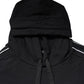 Black Cotton Logo Hooded Sweatshirt Sweater