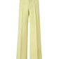 Lime Yellow Polyester Pants