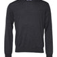 Gray Wool Logo Knitted Men Pullover Sweater