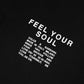 Black Cotton Logo Knitted Pullover Sweater