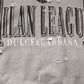 Gray Logo Print Crew Neck Pullover Sweater
