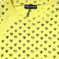 Yellow Heart Crew Neck Men Pullover Sweater