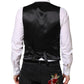 Black Wool Waistcoat Dress Formal Vest