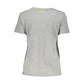 Gray Cotton Women T-Shirt