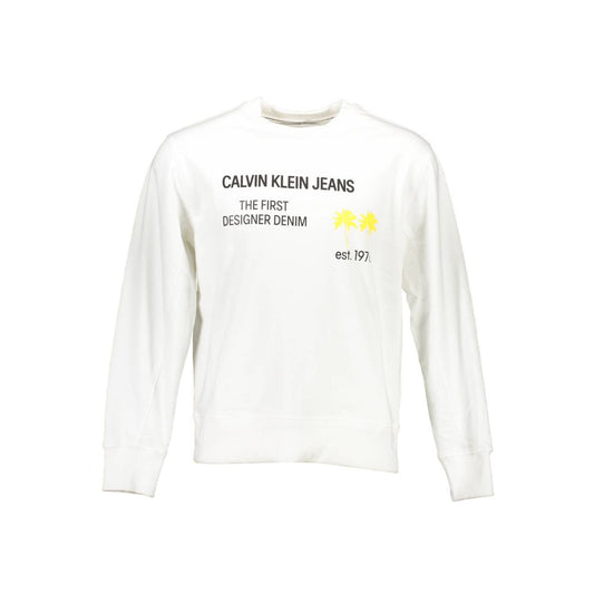 White Organic Cotton Men Sweater