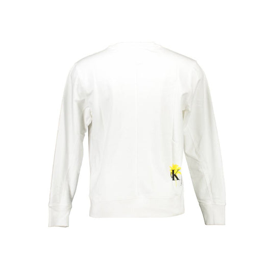 White Organic Cotton Men Sweater
