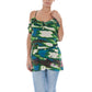 Green Cotton Women Top