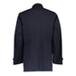 Blue Polyester Men's Jacket