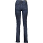 Blue Cotton Women Jeans