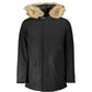 Black Cotton Men Jacket
