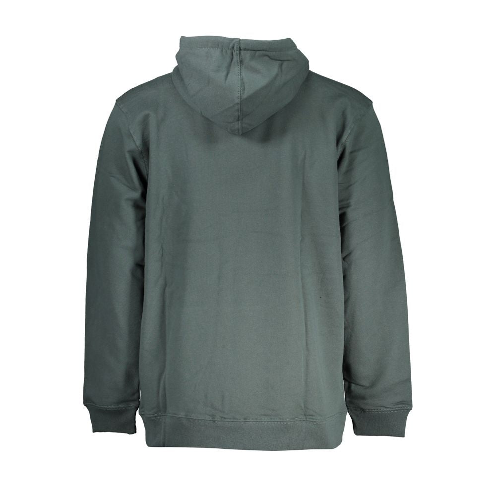 Green Cotton Men Sweater
