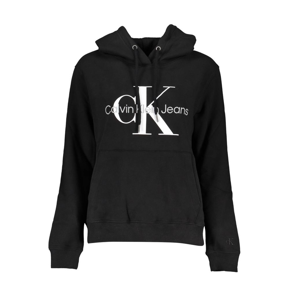 Black Cotton Women's Sweater
