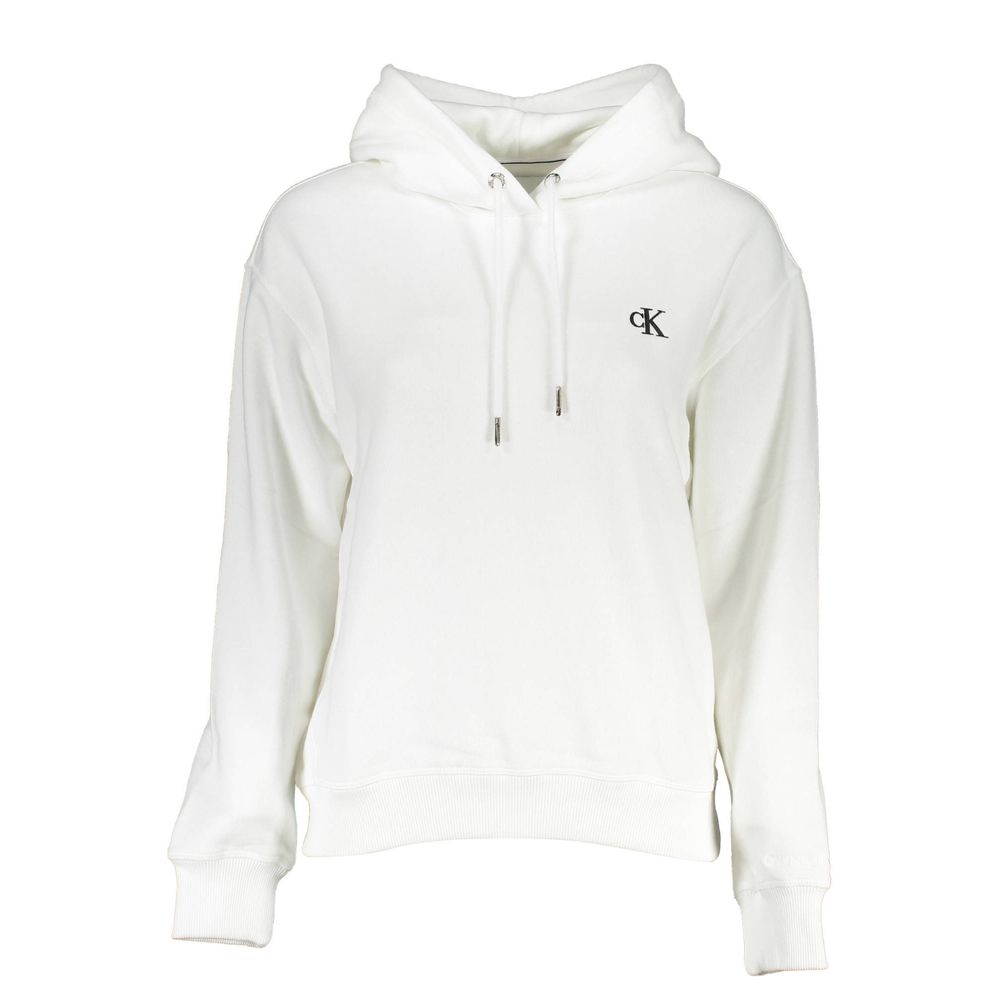 White Cotton Women Sweater