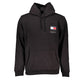 Black Cotton Men's Sweater Hoodie