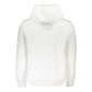 White Cotton Men Sweater with Hood
