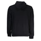 Black Cotton Men's Hooded Sweater