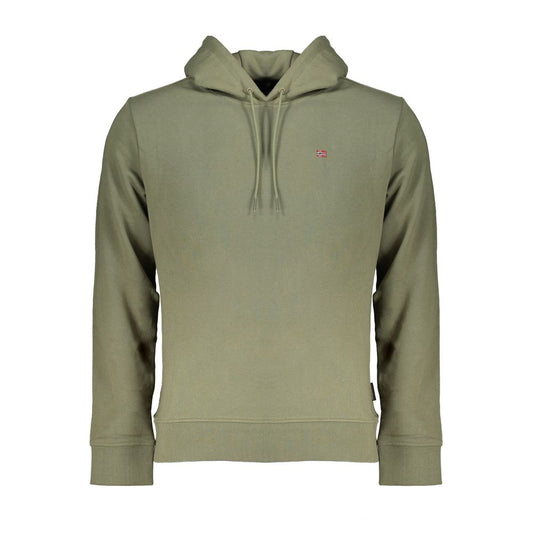 Green Cotton Men Sweater