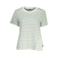 White Cotton Women T-Shirt