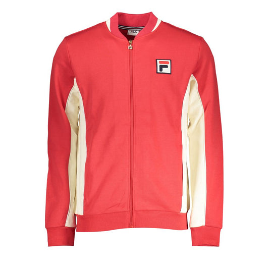 Red Cotton Men Sweater
