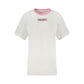 White Cotton Women T-Shirt