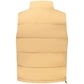 Brown Polyester Men's Sleeveless Jacket