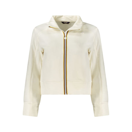 White Polyester Women Sweater