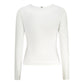 White Polyester Women T-Shirt