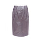 Purple Polyamide Midi Skirt
