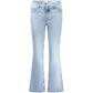 Blue Cotton Women Jeans