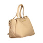 Beige Polyethylene Women Handbag