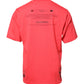 Red Cotton Lettering Print Crew Neck T-shirt
